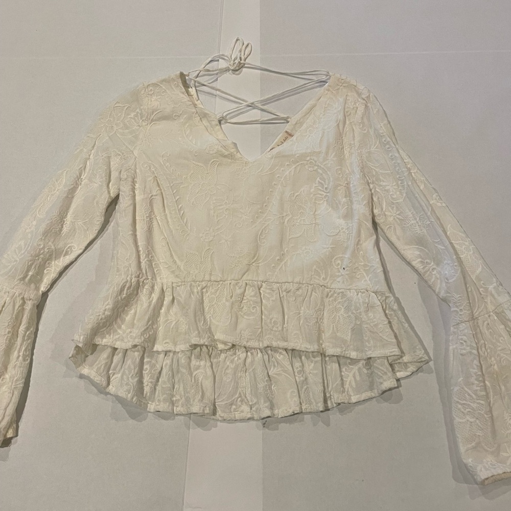 Altar’d State White dressy top